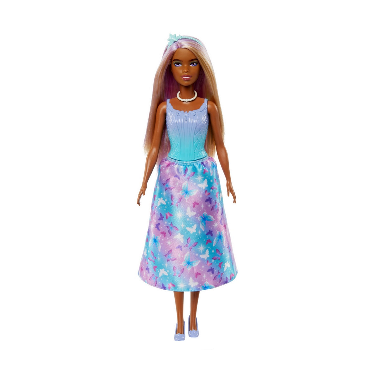 Barbie Fantasia Doncellas Vestidos De Ensueño - Pelo Blanco/Morado