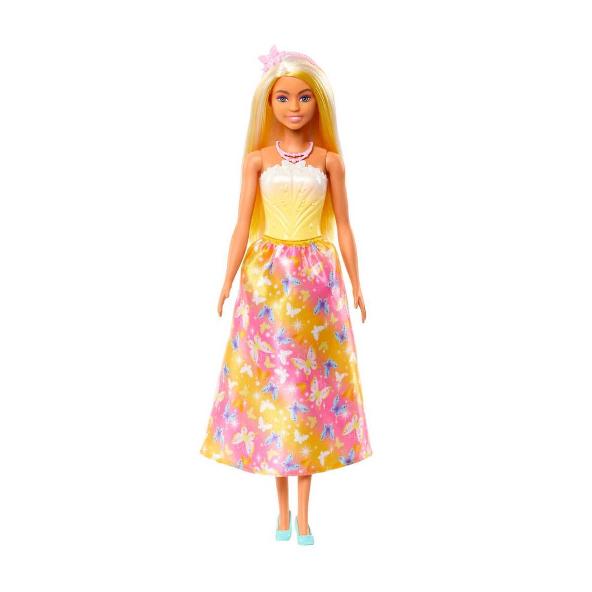 Barbie Fantasia Doncellas Vestidos De Ensueño - Pelo Blanco/Amarillo