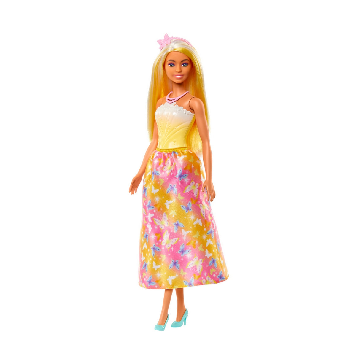 Barbie Fantasia Doncellas Vestidos De Ensueño - Pelo Blanco/Amarillo