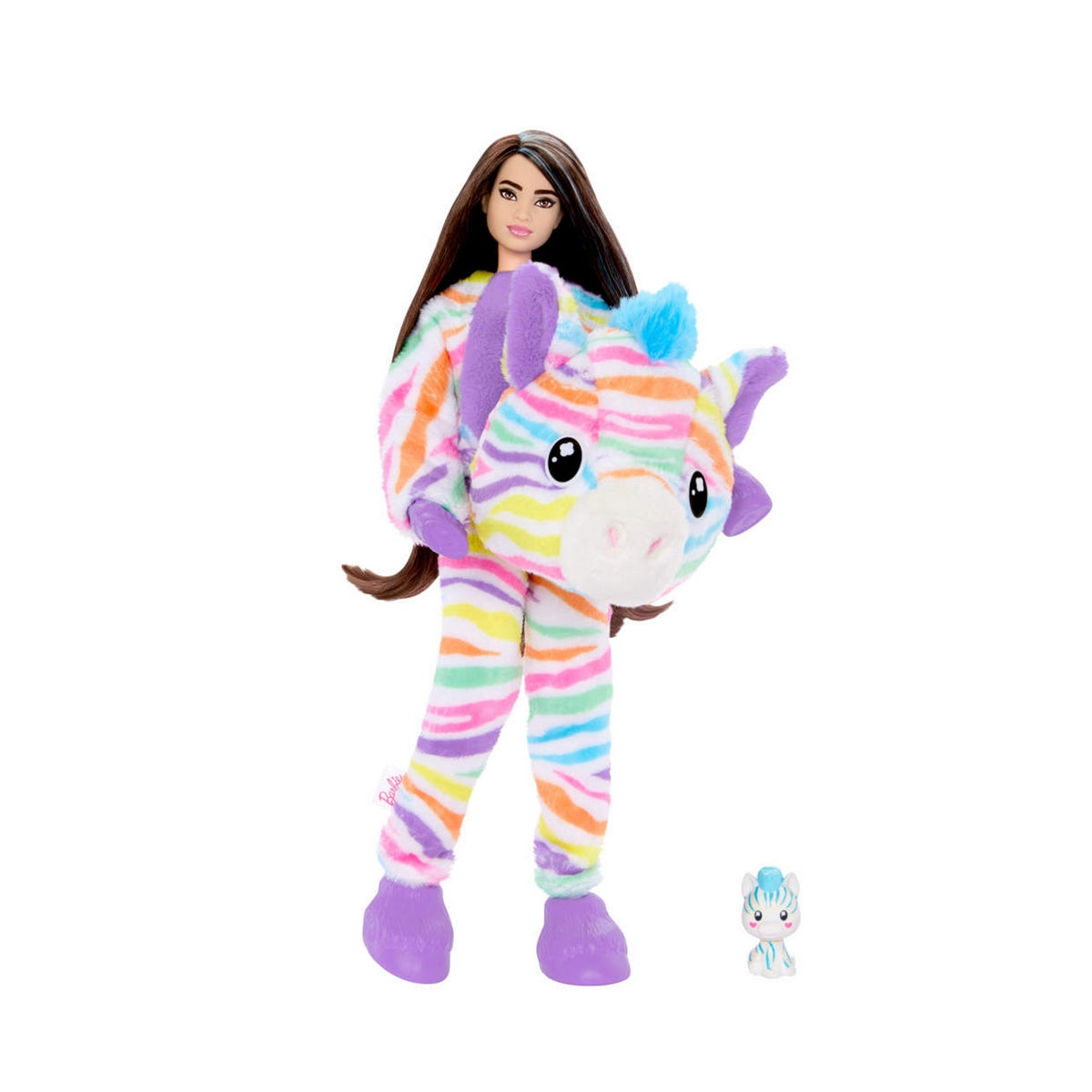Barbie Cutie Reveal Colores De Ensueño Muñeca Sorpresa - Disfraz Cebra De Colores