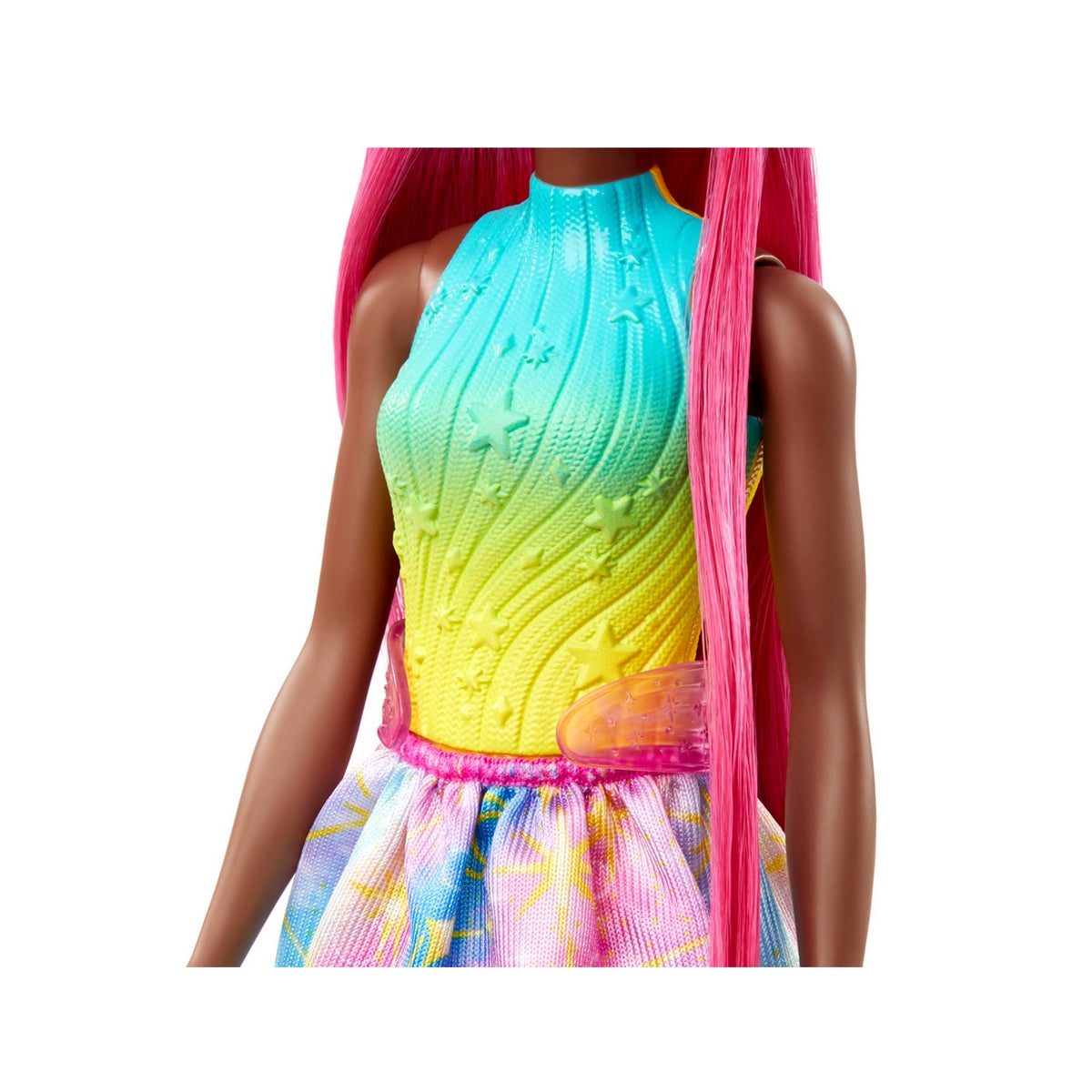 Barbie Fantasia Muñeca Cabello Largo De Ensueño - Unicornio