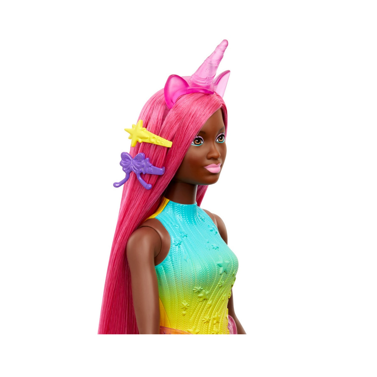 Barbie Fantasia Muñeca Cabello Largo De Ensueño Unicornio