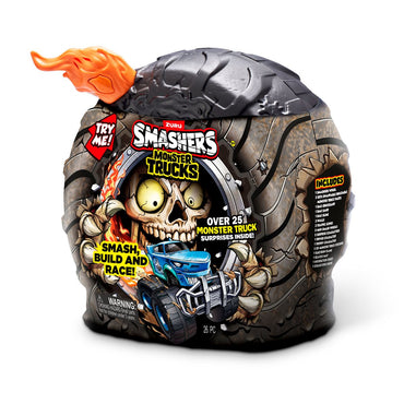 Rueda Sorpresa Con Playset Monster Truck Zuru - Naranja