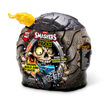 Rueda Sorpresa Con Playset Monster Truck Zuru - Amarillo