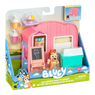 Bluey Mini Playset Juegos De Rol - Tienda De Helados