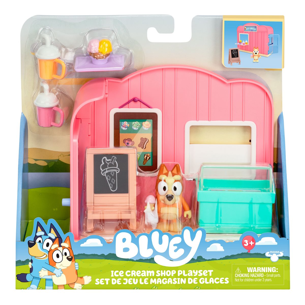 Bluey Mini Playset Juegos De Rol - Tienda De Helados