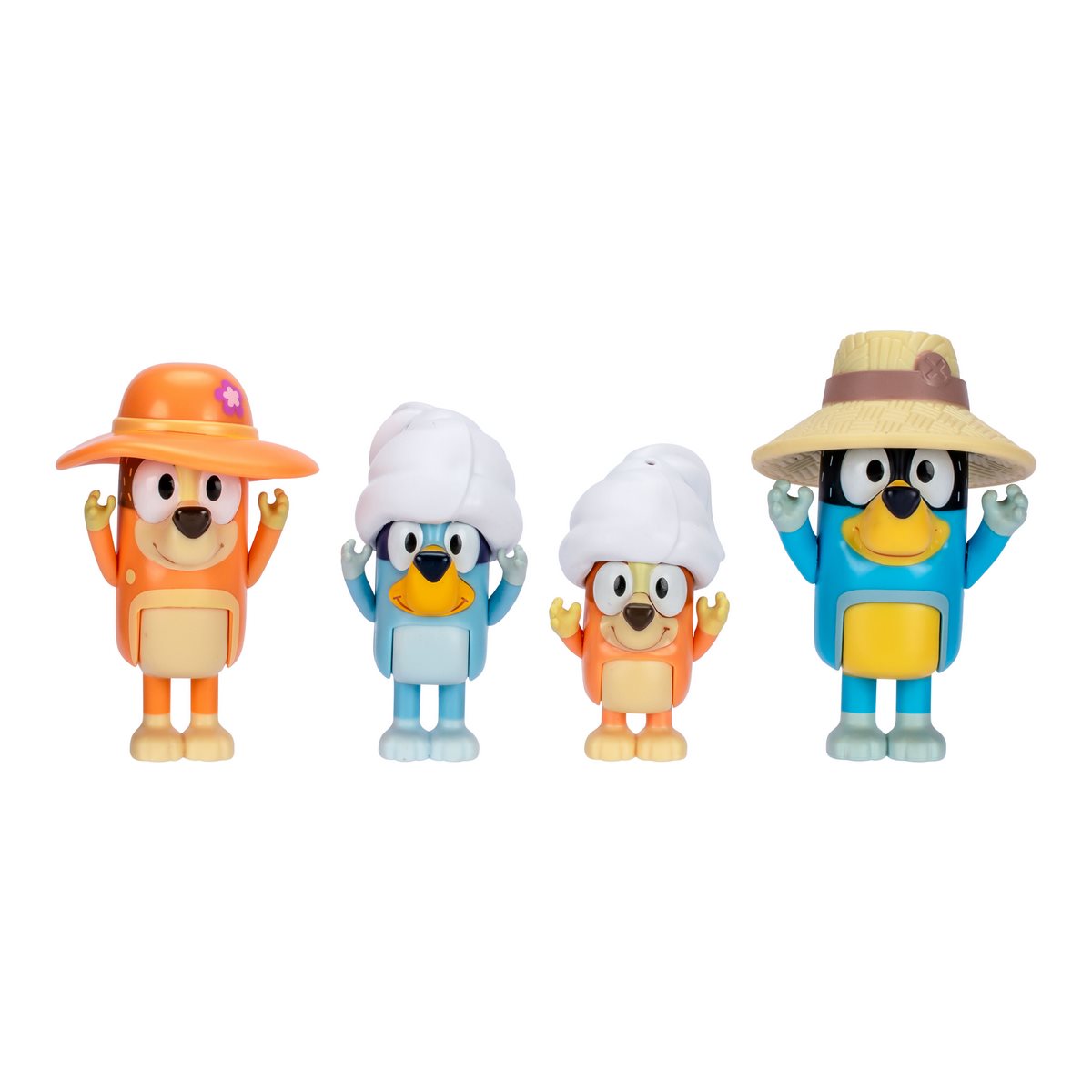Bluey Set 4 Figuras - Viaje Familiar
