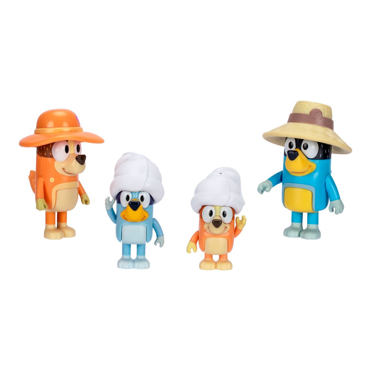 Bluey Set 4 Figuras - Viaje Familiar