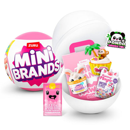 Bola Mini Brands Con 5 Sorpresas Serie Kawaii De Zuru