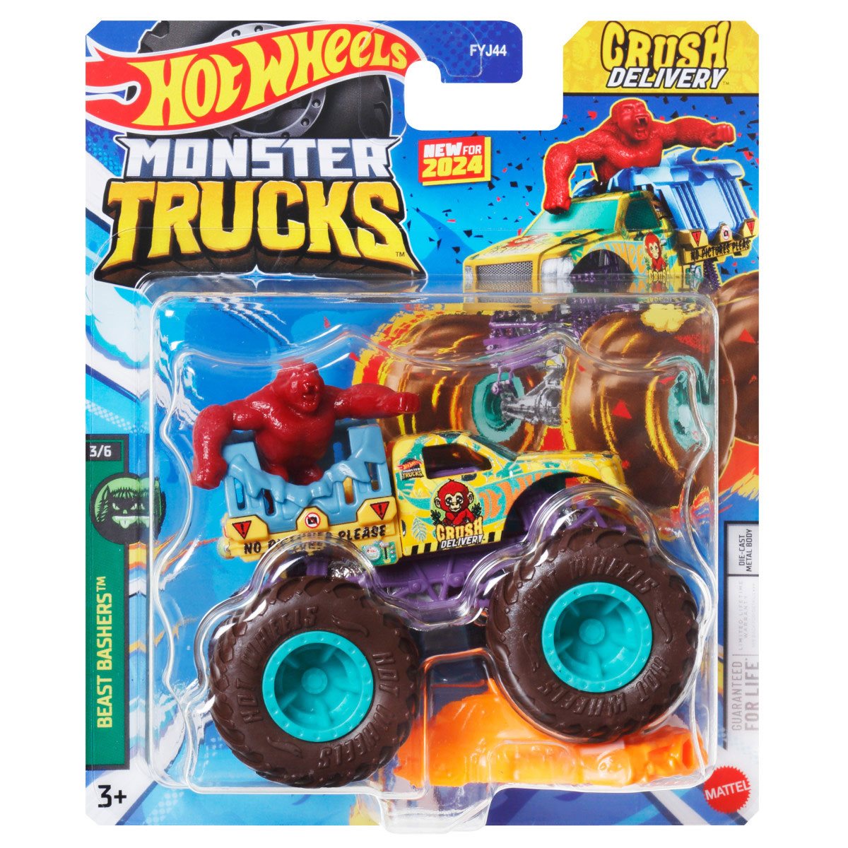 Hot Wheels Monster Truck Escala 1:64 - Crush Delivery