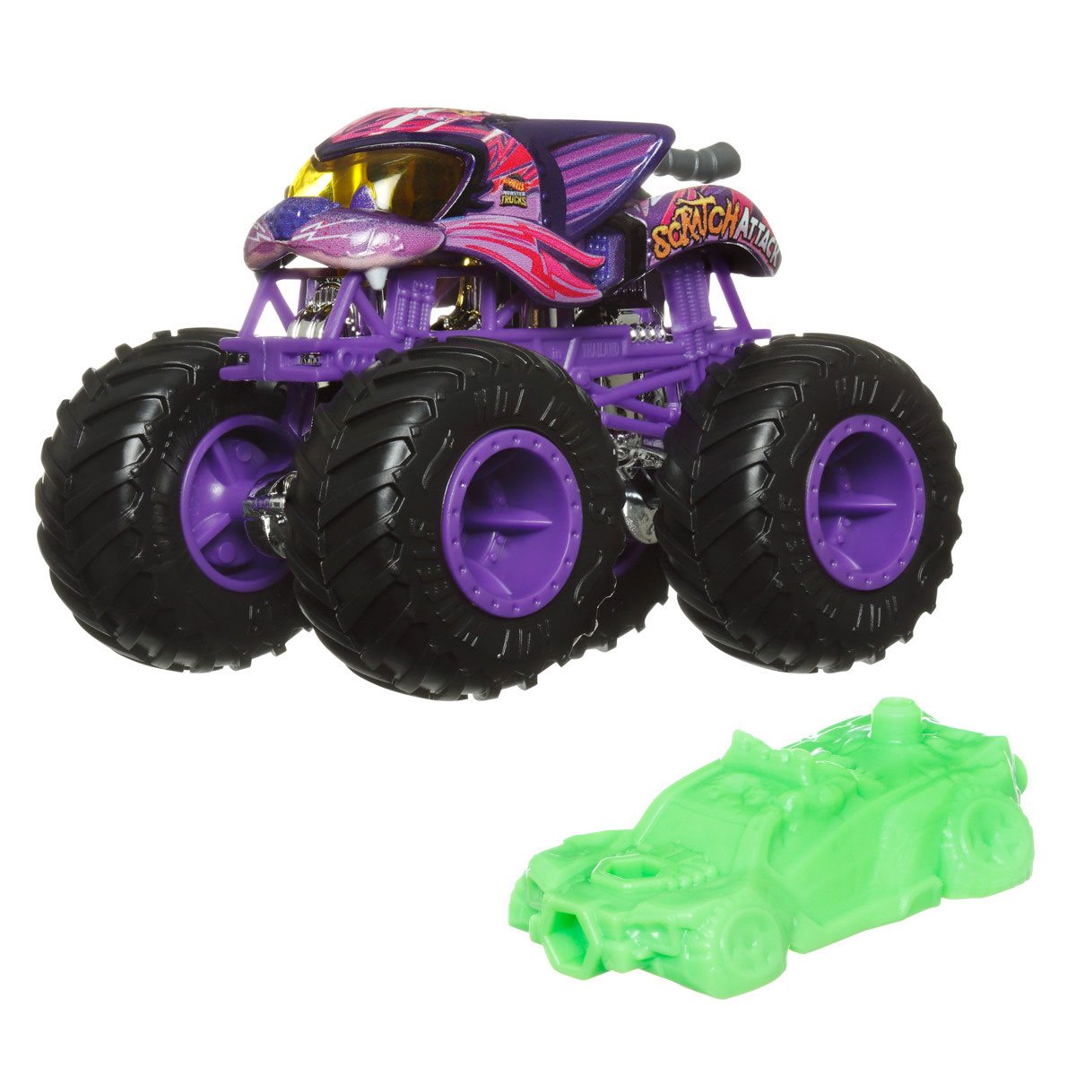 Hot Wheels Monster Truck Escala 1:64 - Scratch Attack