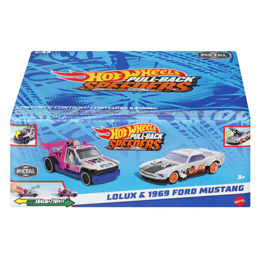 Hot Wheels Paquete De 2 Autos De Friccion Sorpresa - Lolux Y 1969 Ford Mustang