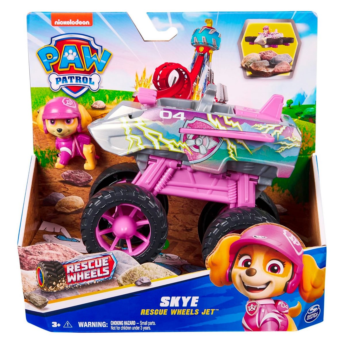 Paw Patrol Vehiculo Rescue Wheels - Skye Rescue Wheels Jet