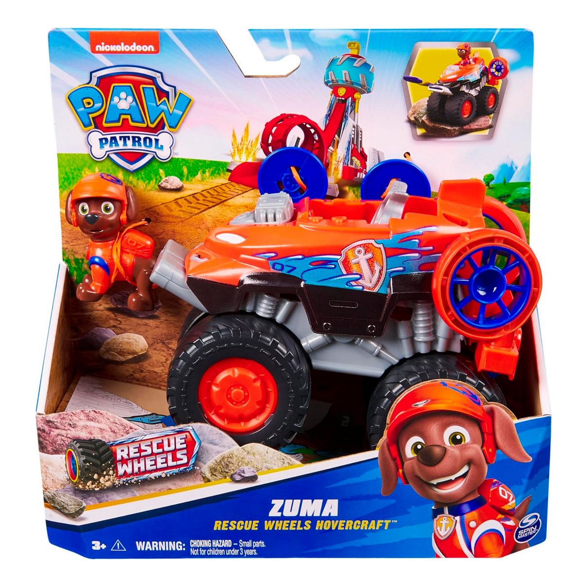 Paw Patrol Vehiculo Rescue Wheels - Zuma Rescue Wheels Hovercraft