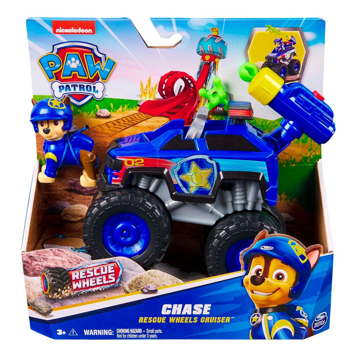 Paw Patrol Vehiculo Rescue Wheels - Chase Rescue Wheels Cruiser