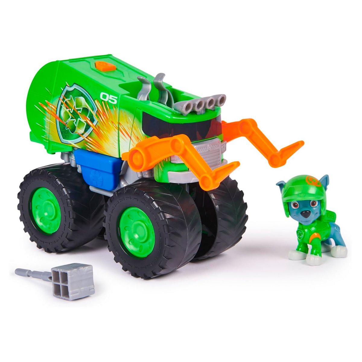 Paw Patrol Vehiculo Rescue Wheels - Rocky Rescue Wheels Recycle Truck