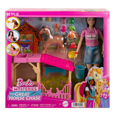 Detective Barbie La Gran Carrera De Caballos Cuidado De Ponys Con Renee