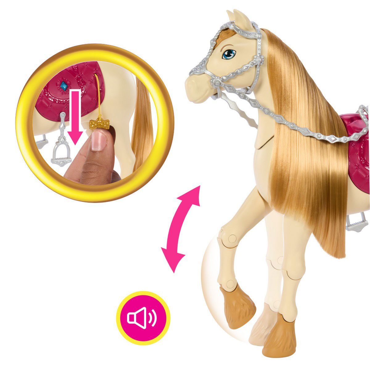 Detective Barbie La Gran Carrera De Caballos Caballo Con Accesorios