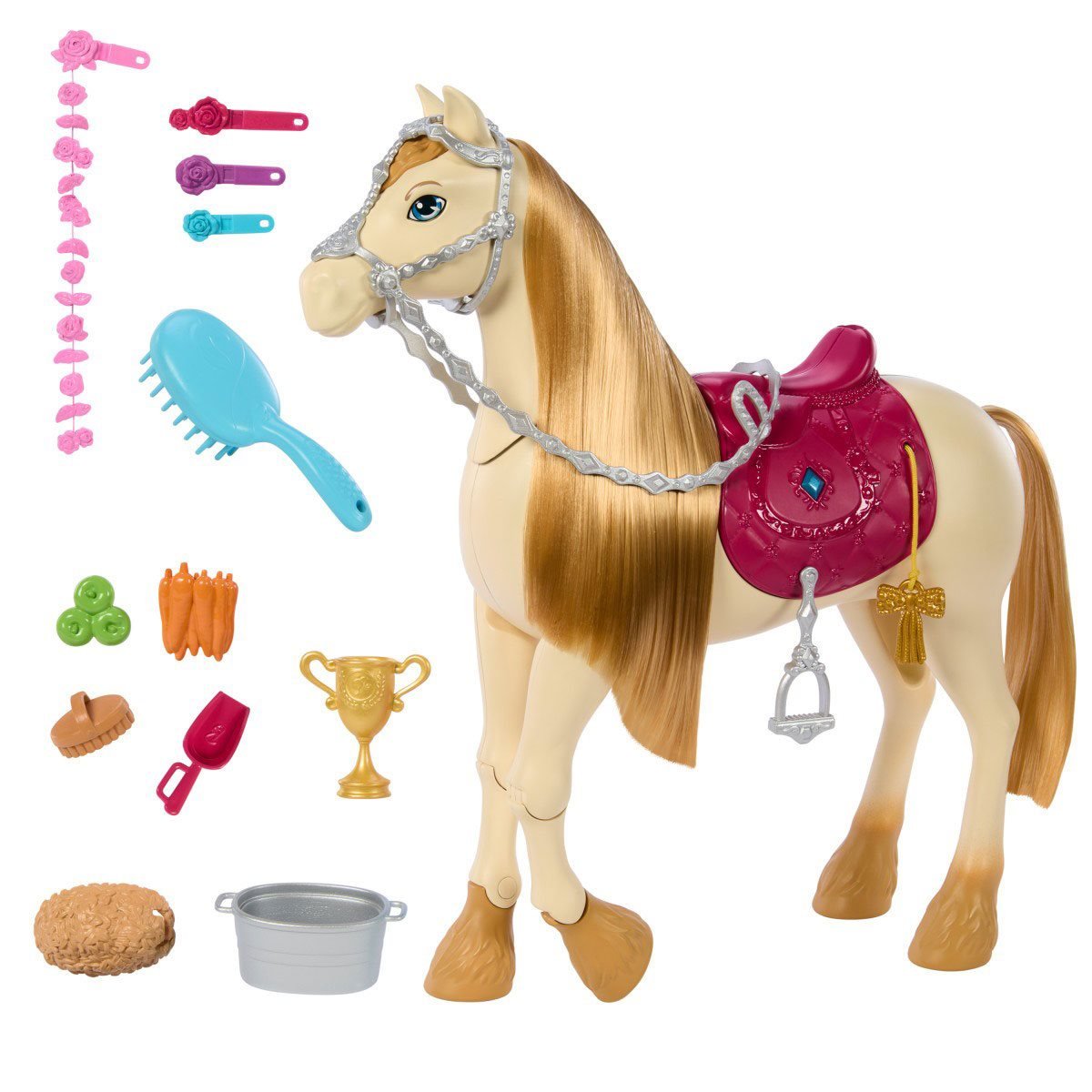 Detective Barbie La Gran Carrera De Caballos Caballo Con Accesorios