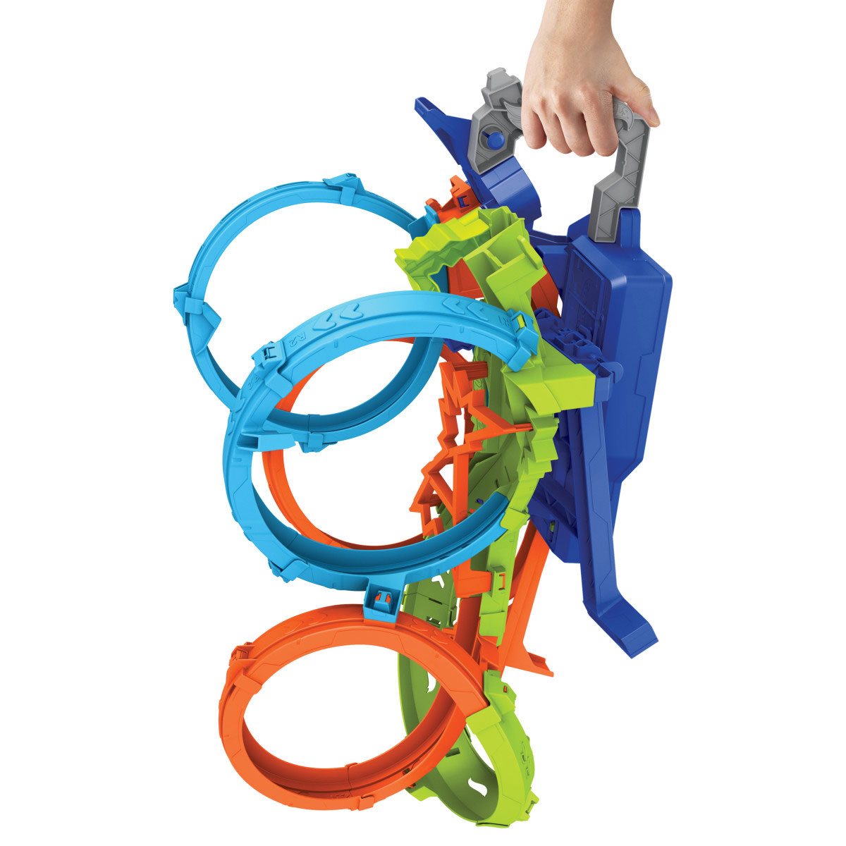 Hot Wheels Pista Juguete Vueltas Y Choques Desafiantes