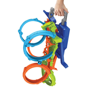 Hot Wheels Pista Juguete Vueltas Y Choques Desafiantes