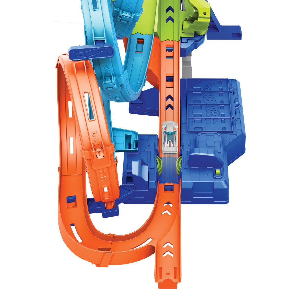 Hot Wheels Pista Juguete Vueltas Y Choques Desafiantes