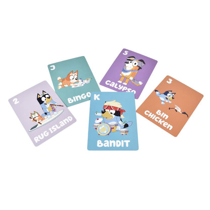 Juego de cartas 5 en 1 Bluey