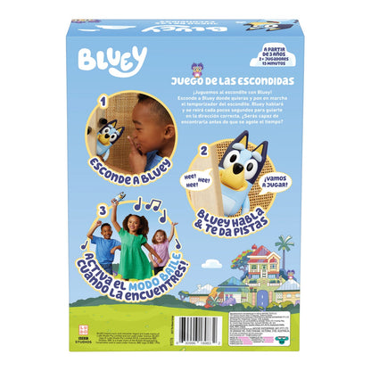 Figura Bluey esconde y encuentra electrónica de 15 cms