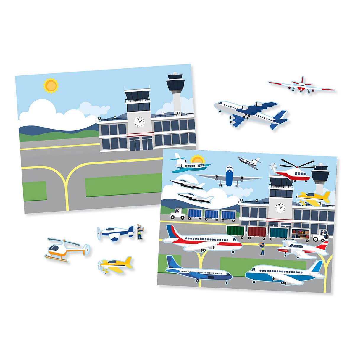 Crea Escenas Con Stickers Reutilizables Melissa & Doug - Vehículos