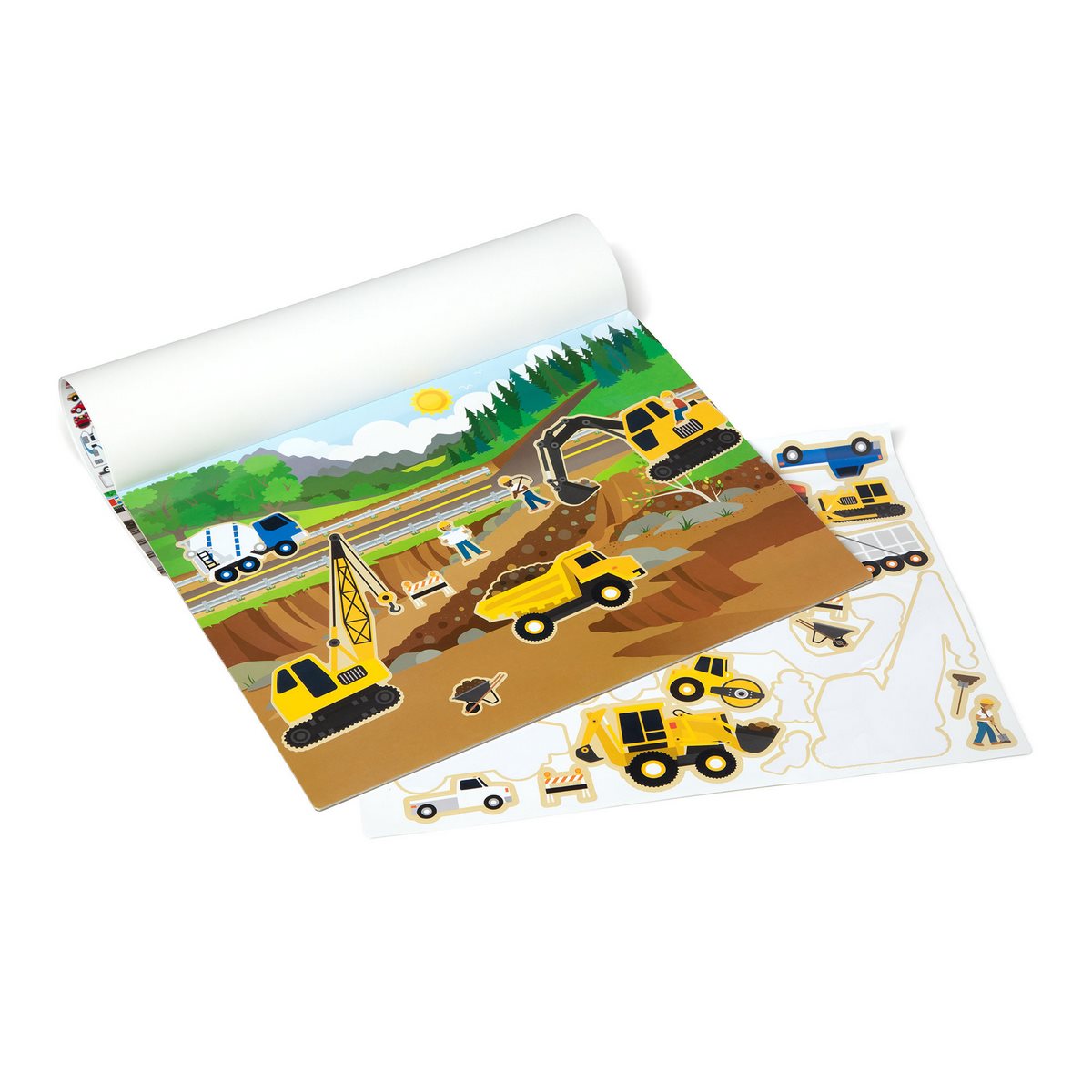 Crea Escenas Con Stickers Reutilizables Melissa & Doug - Vehículos