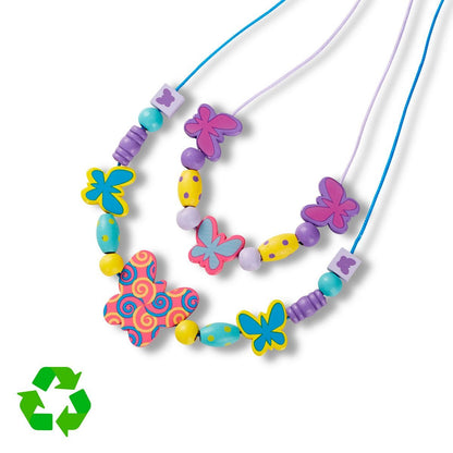 Set Mostacillasde Madera Corazones Y Mariposas Melissa & Doug