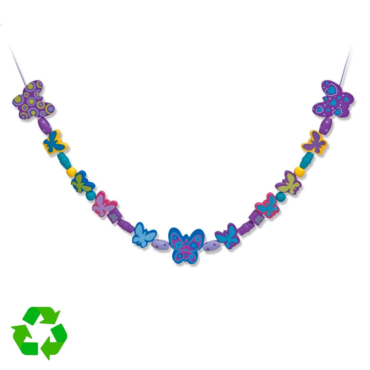 Set Mostacillasde Madera Corazones Y Mariposas Melissa & Doug
