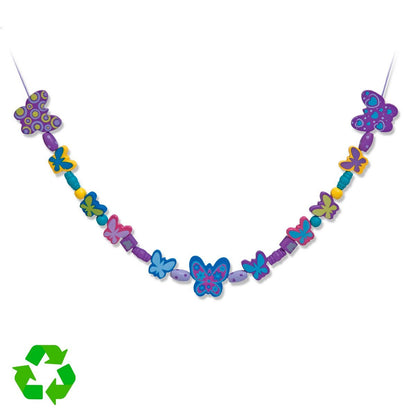 Set Mostacillasde Madera Corazones Y Mariposas Melissa & Doug