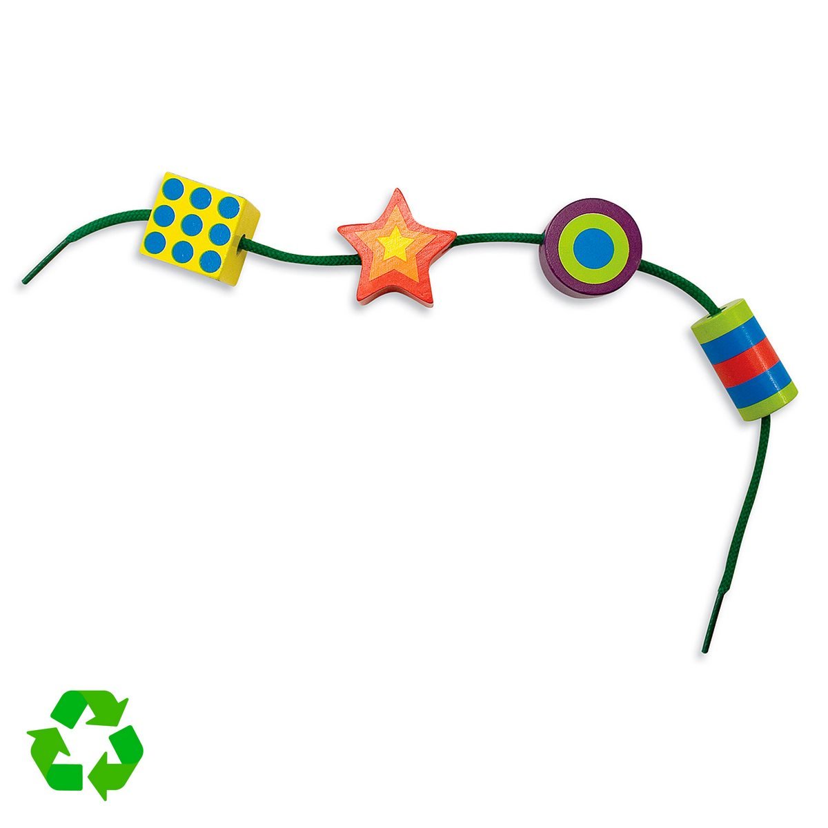 Juego De Encaje De Madera Con Cordones Melissa & Doug