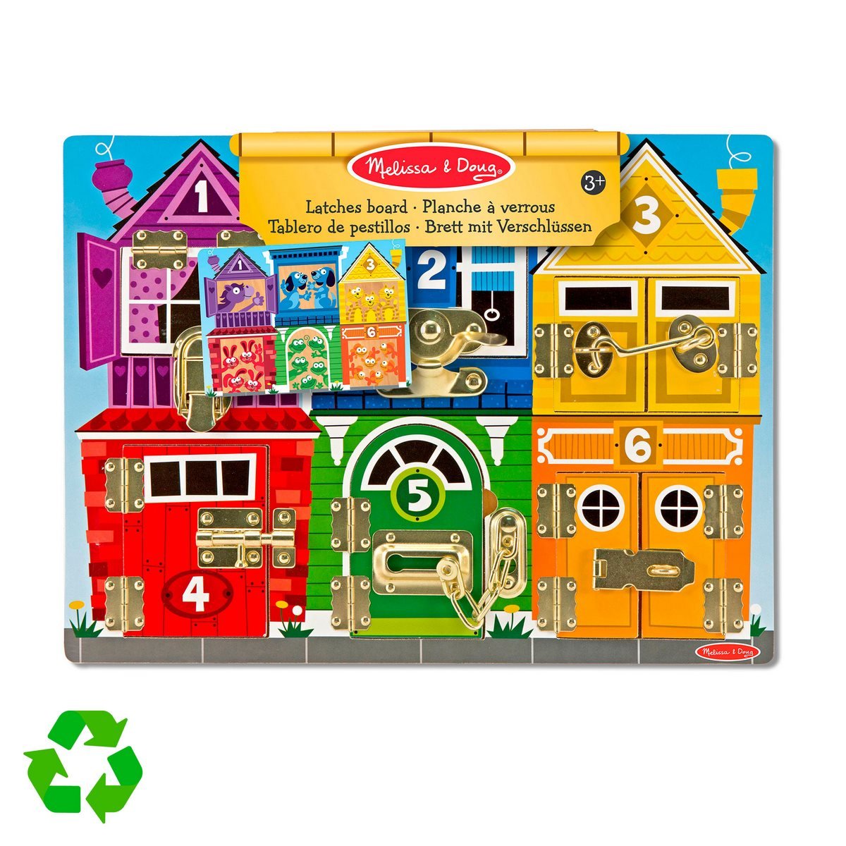 Juego De Pestillos De Madera Melissa & Doug