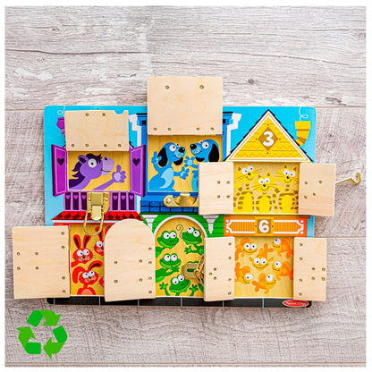 Juego De Pestillos De Madera Melissa & Doug