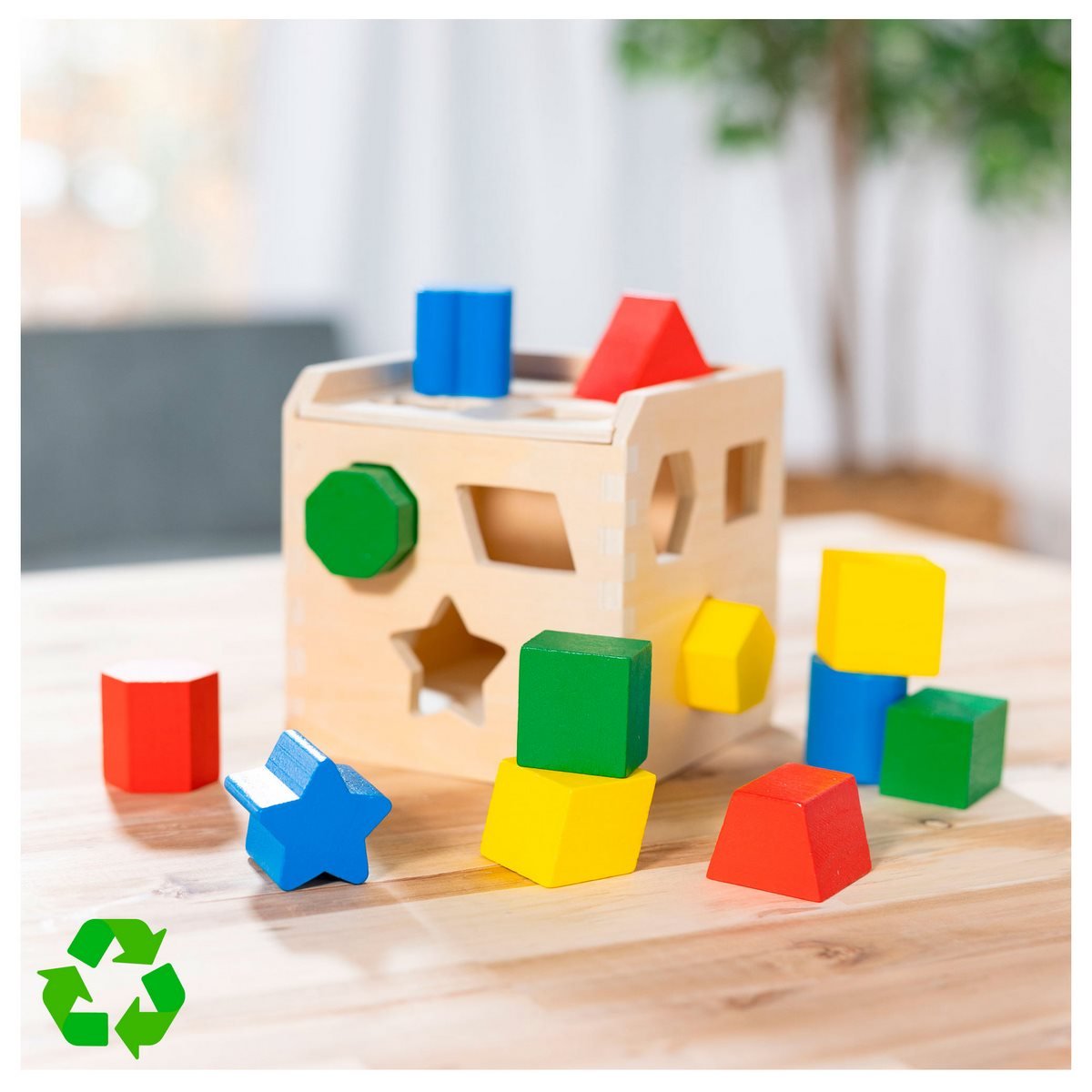 Cubo De Encaje De Madera Melissa And Doug