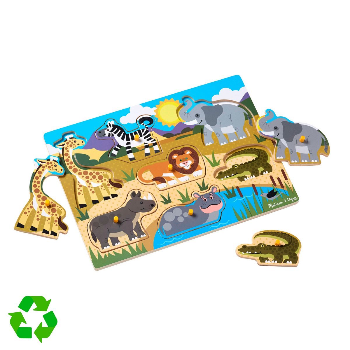 
                        Puzzle Encaje De Madera Melissa & Doug
                      