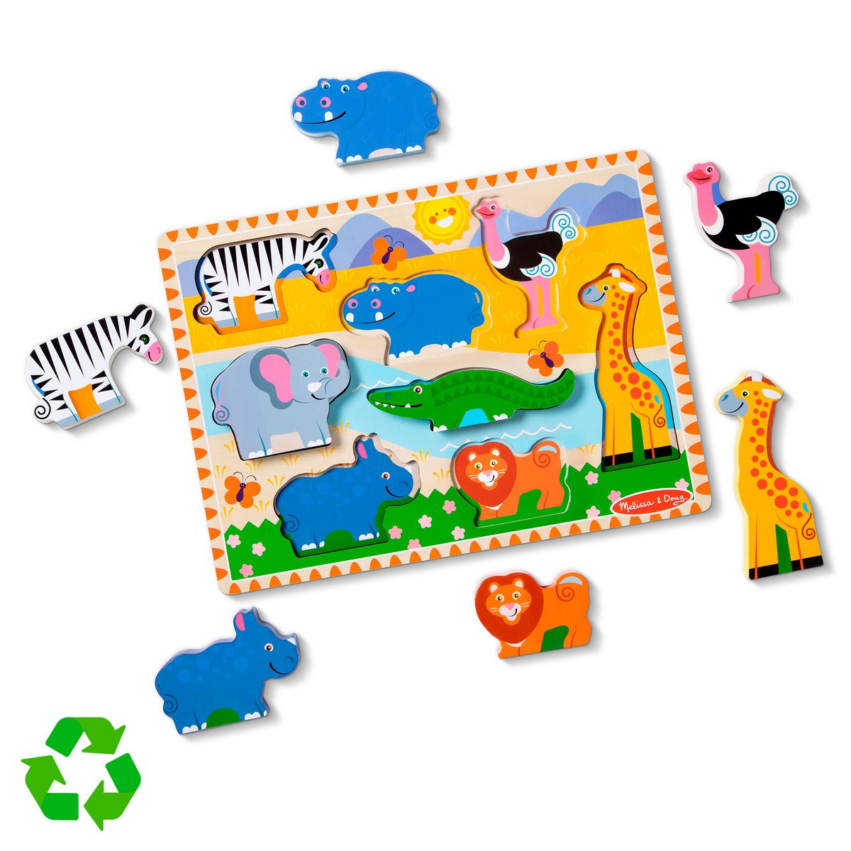 Puzzle Encaje De Madera 3D Melissa & Doug - Selva