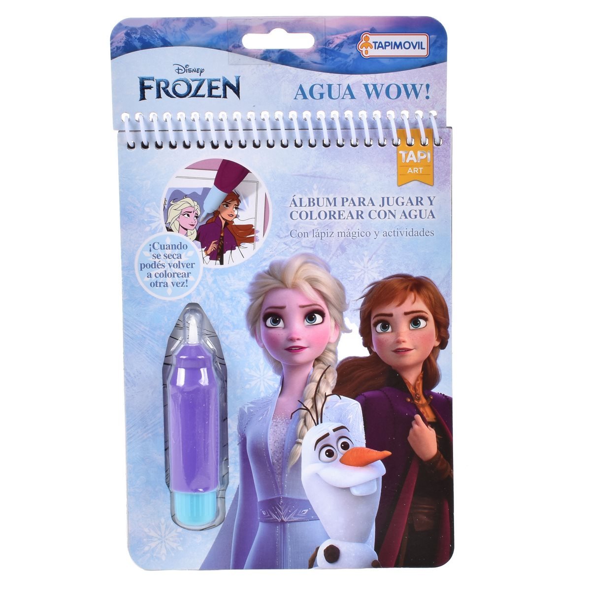 Libro Actividades Con Lapiz Magico Para Pintar Con Agua - Frozen