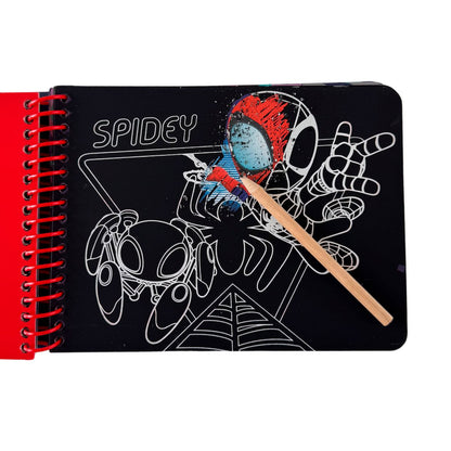 Libro Con Actividades Para Raspar Con Lapiz - Spidey