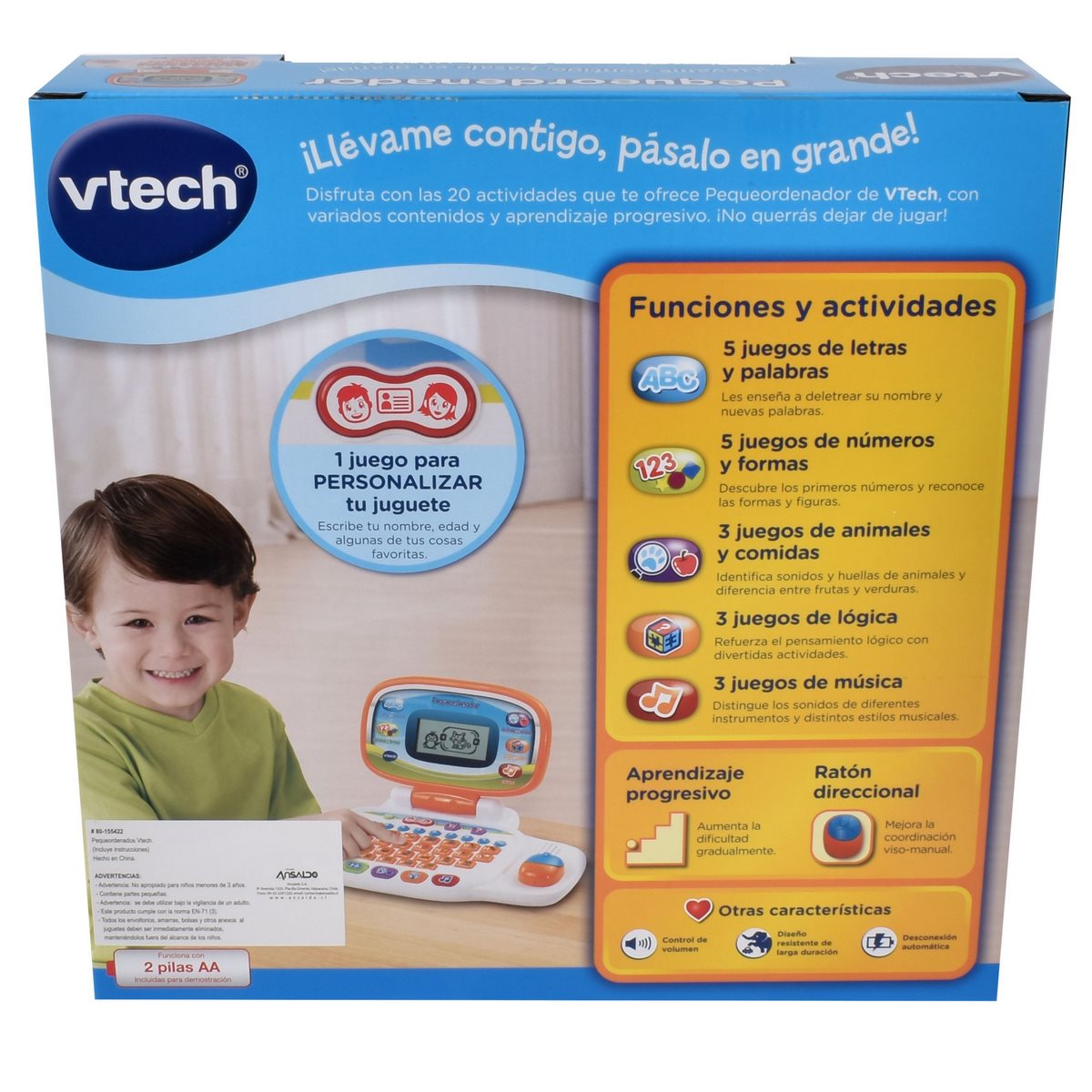 Pequeordenador Vtech