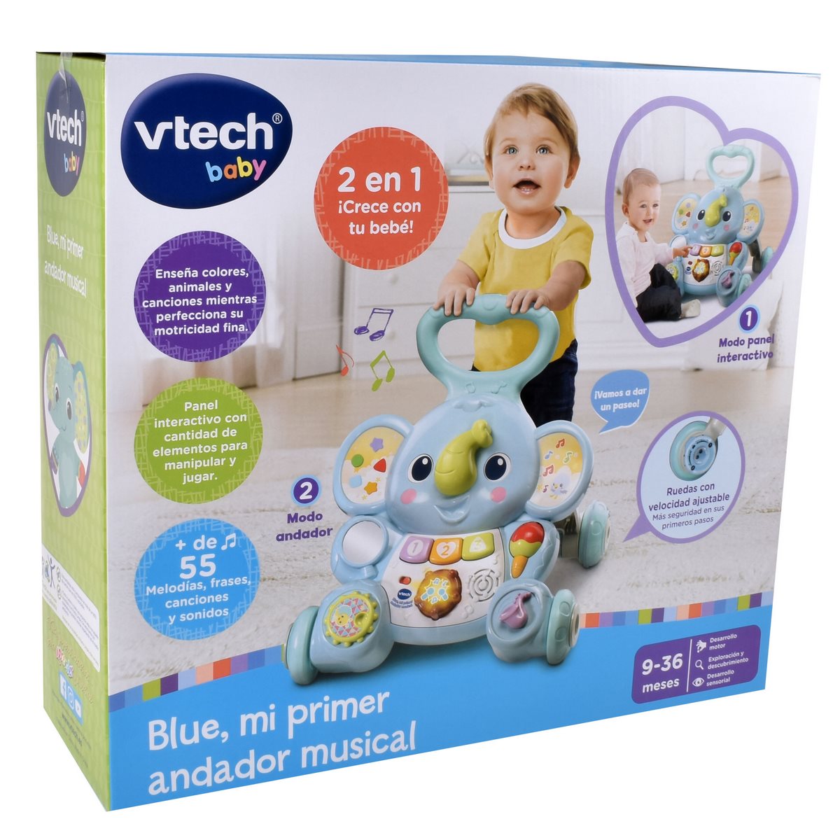 Blue Mi Primer Andador Musical Vtech
