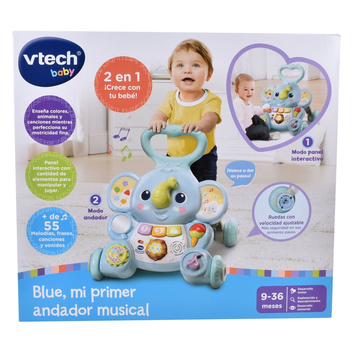 Blue Mi Primer Andador Musical Vtech