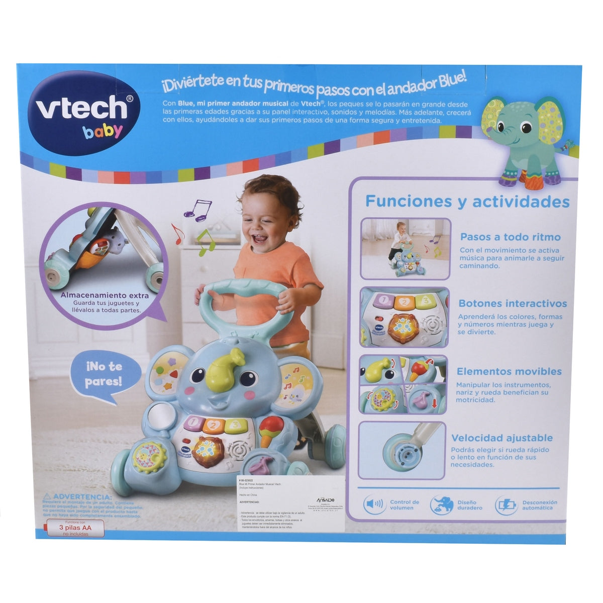 Blue Mi Primer Andador Musical Vtech