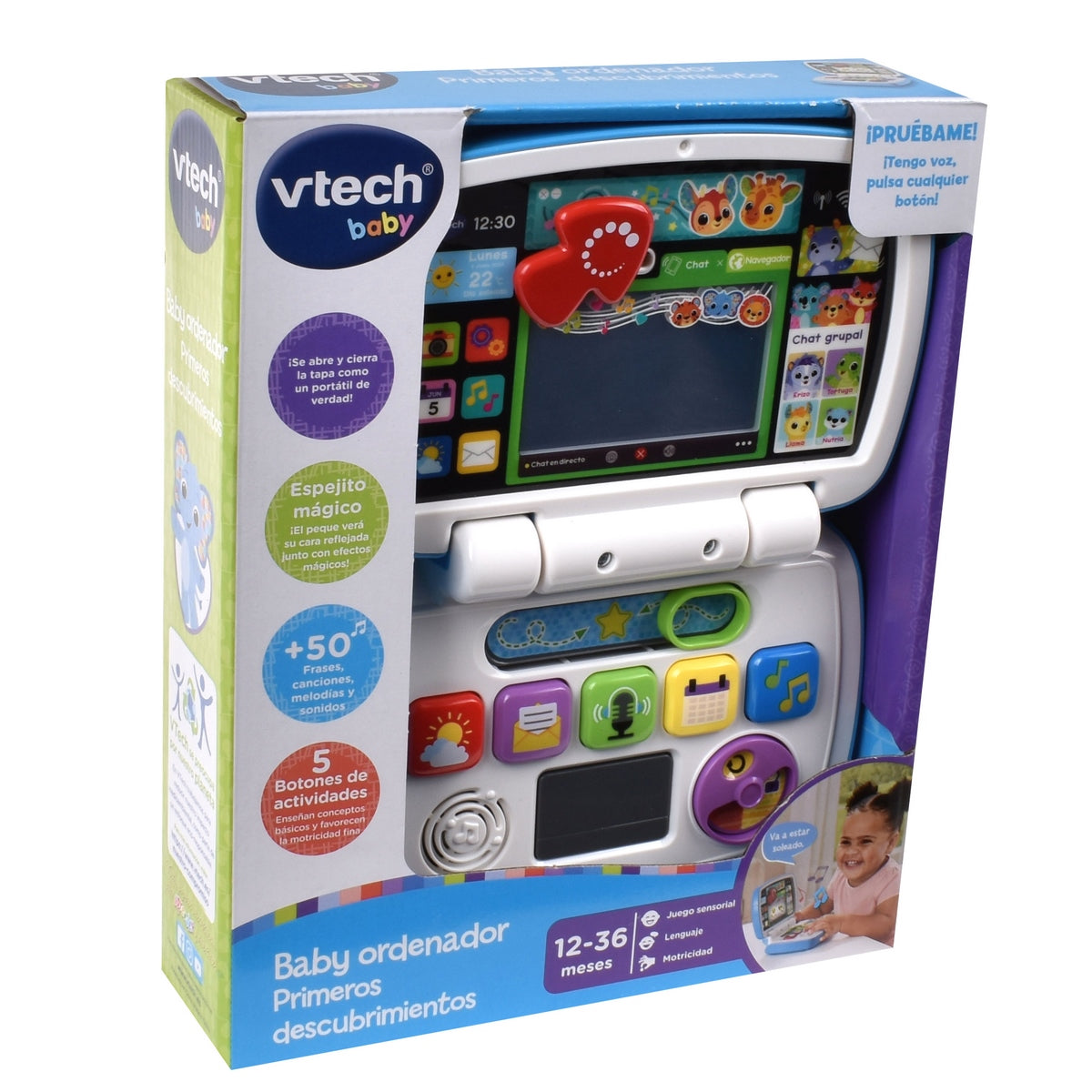 Baby Ordenador Primeros Descubrimientos Vtech