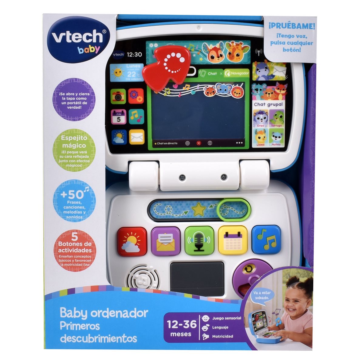 Baby Ordenador Primeros Descubrimientos Vtech