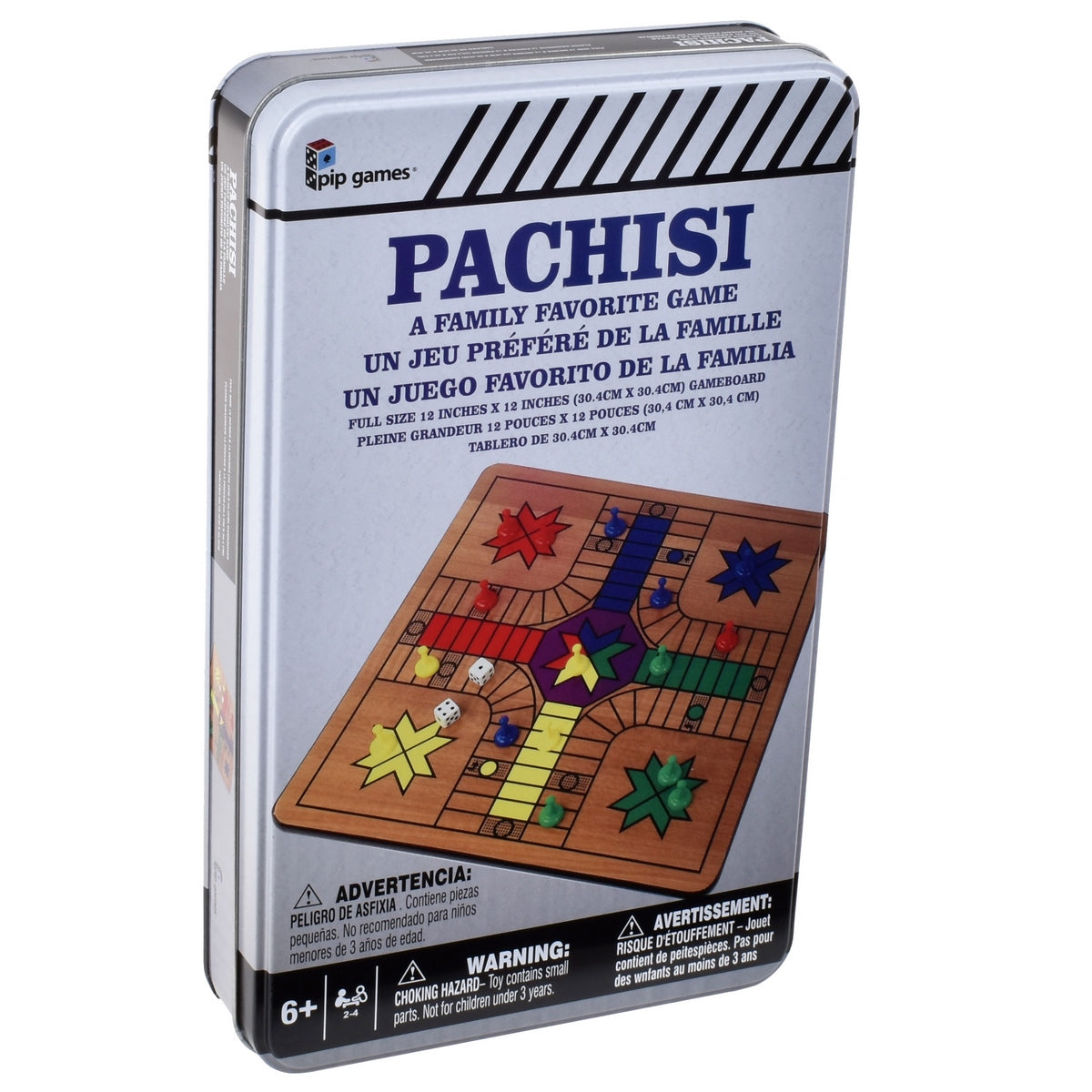 Juego De Ludo En Caja Metalica