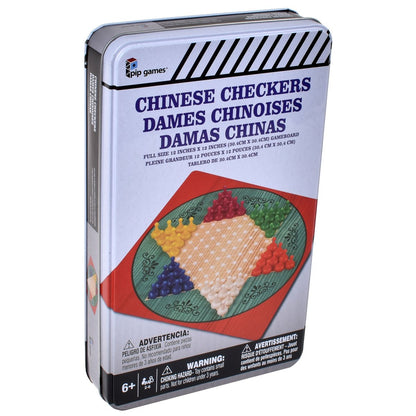 Juego De Mesa Tablero Chino En Caja Metálica