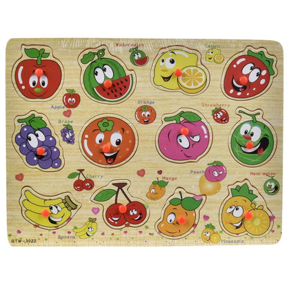 Puzzle  Madera Frutas